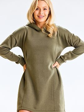 Rochie de zi Infinite You  Rochie cu glugă și mâneci lungi. Lățime reglabilă pe laterale. O propunere perfectă pentru fiecare zi și nu numai. Proiectată și c