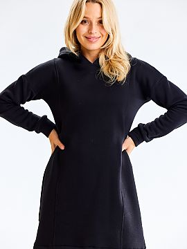 Rochie de zi Infinite You  Rochie cu glugă și mâneci lungi. Lățime reglabilă pe laterale. O propunere perfectă pentru fiecare zi și nu numai. Proiectată și c