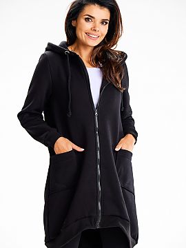 Bluză Infinite You  Hanoracul nostru lung este o combinație de stil și confort. Confecționat din pulover din bumbac moale, acesta garantează durabilitate ș