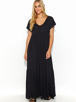 Rochie de zi Makadamia  Rochiile din vâscoză sunt aerisite, casual și totuși foarte la modă. Rochia noastră maxi lejeră prezintă cusături în două locuri 