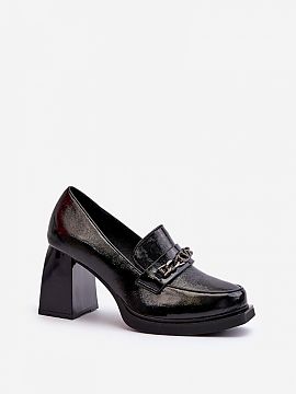 Pantofi dcu toc gros Step in style