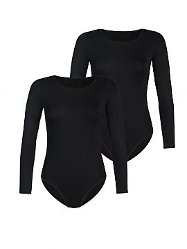 Corset Teyli  Body clasic pentru femei din viscoză de înaltă calitate, plăcută la atingere și cu croială feminină. Body-ul are mâneci lungi, care