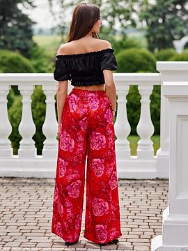 Pantaloni de damă Roco Fashion