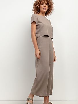 Pantaloni de damă Tessita  Căutați pantalonii perfecți pentru stilul de vară? Iată o opțiune excelentă, pantalonii eleganți din in T406. Lungimea de 7/8 îi fa