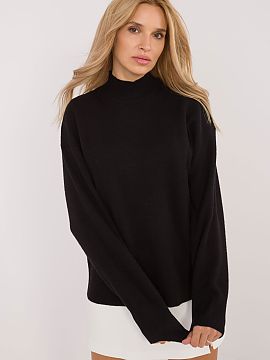 Pulover Sublevel  Acest pulover casual cu jumătate de gât înalt este fabricat dintr-un amestec de viscoză, poliester și poliamidă de înaltă calitate, 