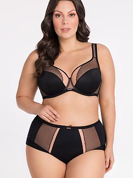 Soft Gorsenia Lingerie  Sutienul moale este alegerea ideală pentru femeile cu sâni mai mari, combinând confortul cu eleganța. Modelul nu are umplutură în cupe