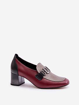 Pantofi dcu toc gros Step in style