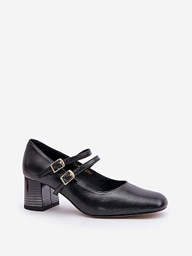 Pantofi dcu toc gros Step in style