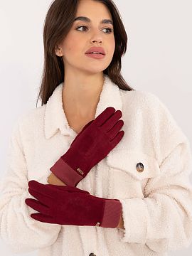 Mănuşi AT  Mănuși realizate din țesătură netedă, cu nervuri, pentru căldură și un aspect elegant în zilele mai reci. Finisate cu o talpă ela