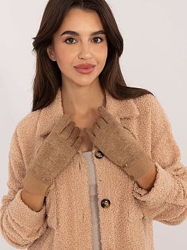 Mănuşi AT  Mănuși realizate din țesătură netedă, cu nervuri, pentru căldură și un aspect elegant în zilele mai reci. Finisate cu o talpă ela