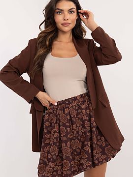 Fustă scurtă Italy Moda  Fusta mini cu croială bomber este o alegere excelentă pentru stilul casual de zi cu zi. Confecționată din poliester ușor, cu o căptuș