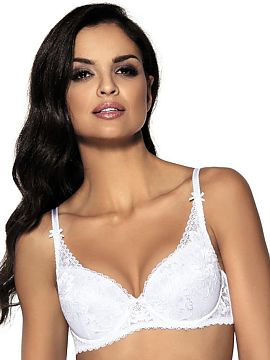 Push-up Mat  Sutien fermecător, sexy și elegant Hannah. Push-up disponibil în culorile: roșu intens, negru adânc și alb imaculat, care oferă un as