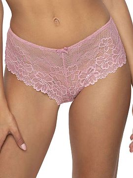 Pantaloni scurţi Mat  Shorts tentante și atrăgătoare, realizate complet din dantelă delicată de culoare roz. Înfășoară seducător frumusețea feminină. 
