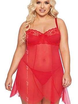 Lenjerie sexy completă SoftLine Collection  Tricoul romantic într-o culoare seducătoare și pasională, care subliniază senzualitatea și delicatețea feminină. Detaliile din dante