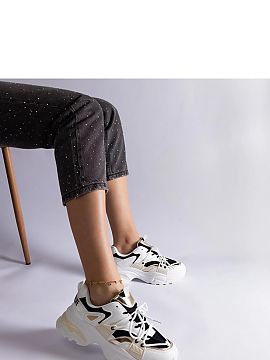 Tenişi Solea  Tenisii sportivi alb-negru Sulamita Hurtado sunt încălțămintea ideală pentru persoanele active! Designul modern îi face să fie comple