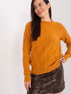 Pulover AT  Puloverul de damă pus pe cap este o alegere perfectă pentru fiecare zi. Gulerul rotund clasic și mânecile lungi asigură confortul și s