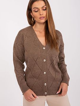 Sveter cu închidere Rue Paris  Elegantul și stilatul cardigan de damă cu fermoar este alegerea perfectă pentru zilele mai reci. Realizat dintr-o combinație de acril ș