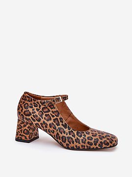 Pantofi dcu toc gros Step in style