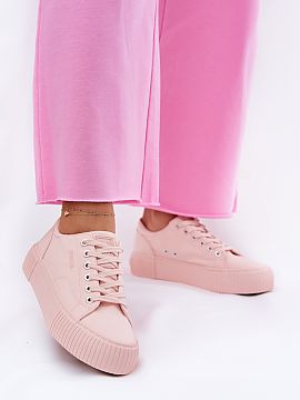 Tenişi Step in style  Adidași de damă de la marca Big Star, realizați din material textil. Perfecte pentru zi de zi, acești adidași combină confortul cu un 