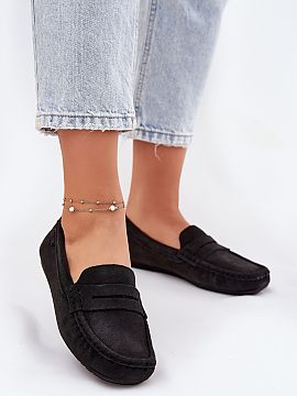 Mocasini Step in style  Mokasini pentru femei de la marca Big Star, realizați dintr-un suede natural de înaltă calitate, sunt o clasă a eleganței și confortul