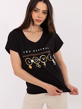 Tricou Factory Price  Tricou casual pentru femei, perfect pentru zi de zi, combinând confortul cu o finisare la modă. Fabricat din bumbac moale cu adaos de elas