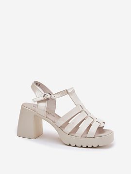 Sandale cu toc Step in style