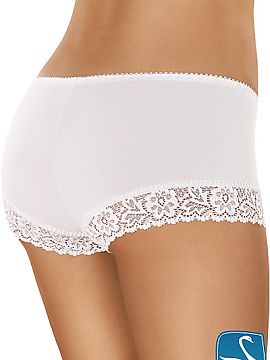 Pantaloni scurţi Gabidar  Chiloți boxeri din bumbac care ridică perfect și subliniază formele feminine. Decorat cu dantelă moale și subtilă. Acestea aderă per