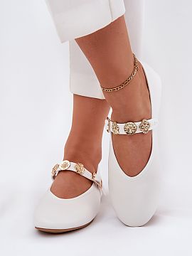 Balerini Step in style  Balerinii de damă din piele ecologică sunt o propunere elegantă pentru fiecare zi. Oferă confort datorită vârfurilor rotunjite, iar cu