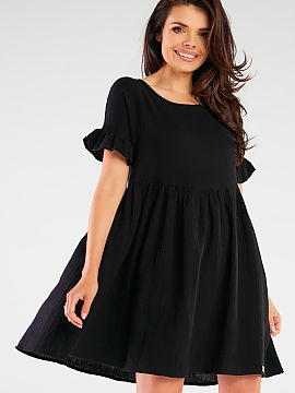 Rochie de zi Infinite You  Rochia este fabricată în principal din bumbac și o mică cantitate de elastan. Materialul extrem de elastic permite pielii să respire li