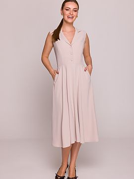 Rochie elegantă Stylove  Descoperiți eleganța și stilul feminin unic în această rochie midi, proiectată și cusută cu atenție la detalii în Polonia. Este al