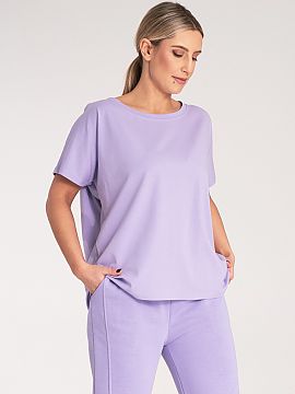 Tricou Figl  Tricou pentru femei cu mâneci scurte și guler rotund.