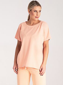 Tricou Figl  Tricou pentru femei cu mâneci scurte și decolteu rotund.