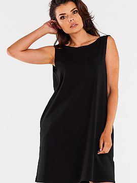Rochie de zi Infinite You  Rochie cu croială lejeră, fără mâneci, care oferă libertate de mișcare și confort la purtare. Cu un decolteu clasic rotund în faț�