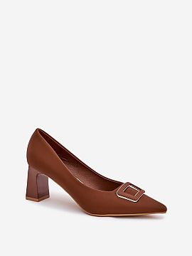 Pantofi dcu toc gros Step in style