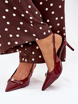 Pantofi cu toc subţire (stiletto) Step in style  Elegantul și elegantul pantof cu toc din piele ecologică, așezat pe un toc sub formă de ac, reprezintă o combinație între clasic și 