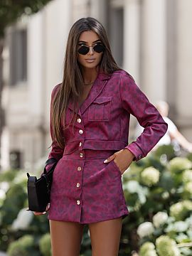 Completă LaBalancia  Prezentăm Setul BLISS Panterka bordo, o propunere unică pentru femeile care doresc să arate elegant și stilat. Acest set este format din