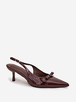 Pantofi cu toc simplu Step in style