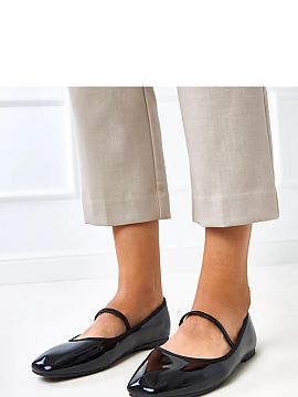 Balerinki Solea  Balerini clasici pentru femei din lac, fabricati din material artificial de inalta calitate, care imbina eleganta cu confortul purtarii ziln