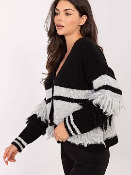 pulover cu fermoar Italy Moda