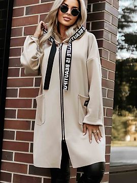 Palton Numoco  Paltonul elegant cu glugă pentru femei de la marca Numoco Basic este o propunere ideală pentru zilele mai reci pentru femeile care aprecia