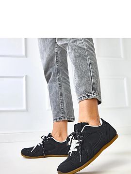 Pantofi de sport Solea  Pantofi sport cu șireturi sunt o combinație de confort, clasic și design modern. Realizate din piele ecologică de catifea, acestea asigu