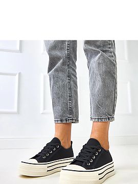 Tenişi Solea  Adidași cu platformă și șireturi sunt o combinație între stilul sportiv și designul modern. Realizați dintr-un material rezistent, a