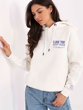 Bluză Sublevel  Bluza de damă cu glugă într-un stil casual, ideală pentru ocazii de zi cu zi. Realizată dintr-o combinație de bumbac și poliester, as