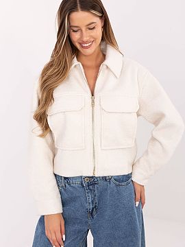 Jachetă Sublevel  Geacă de damă din blană artificială cu guler în stil casual, ideală pentru ținutele de zi cu zi în sezonul toamna-iarnă-primăvară