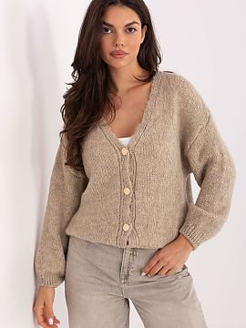 pulover cu fermoar Rue Paris  Pulover casual pentru femei este o propunere clasică pentru zi de zi și pentru muncă. Realizat dintr-o combinație de acril, lână, visc