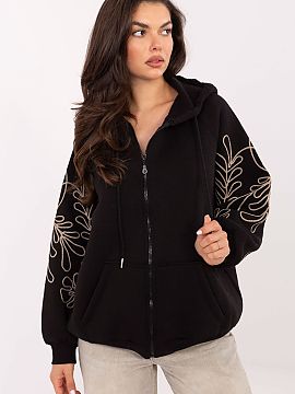 Bluză Relevance  Bluza de damă cu glugă în stil casual, ideală pentru ocazii de zi cu zi. Realizată din bumbac de înaltă calitate cu adaos de elastan,
