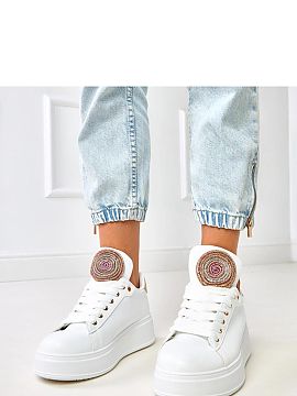 Pantofi de sport Solea  Pantofi sport eleganți cu un design scăzut, confecționați din piele ecologică de înaltă calitate. Vârful clasic rotund și șireturi