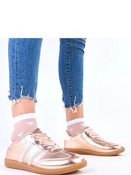 Pantofi de sport Solea  Pantofi sport pentru femei cu un caracter modern, fabricați din piele ecologică de înaltă calitate. Modelul cu șireturi satinată se di