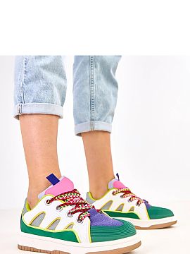 Pantofi de sport Solea  Pantofi sport cu șireturi groase sunt un model la modă și confortabil pentru uzul zilnic. Realizate din piele ecologică, acestea combin�