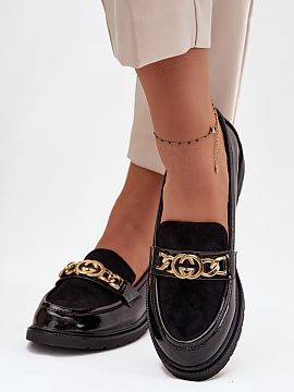 Mocasini Step in style  Mocasini pentru femei de la marca S. Barski, fabricați dintr-o combinație de piele ecologică și piele de catifea ecologică, sunt o prop